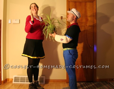 Coolest Popeye and Olive Oyl Costumes