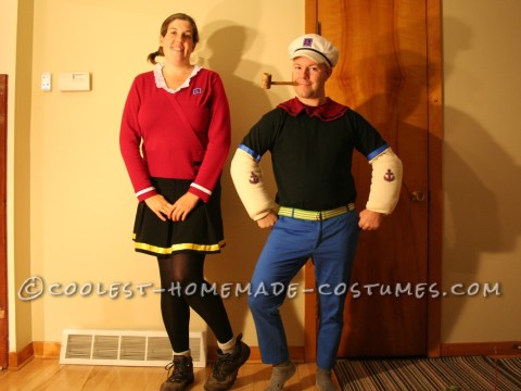 Coolest Popeye and Olive Oyl Costumes