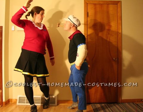 Coolest Popeye and Olive Oyl Costumes