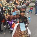 Power Rangers Villian Rita Repulsa Costume for a Girl