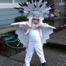 Preschooler's Detailed Homemade Boss Dragon Costume