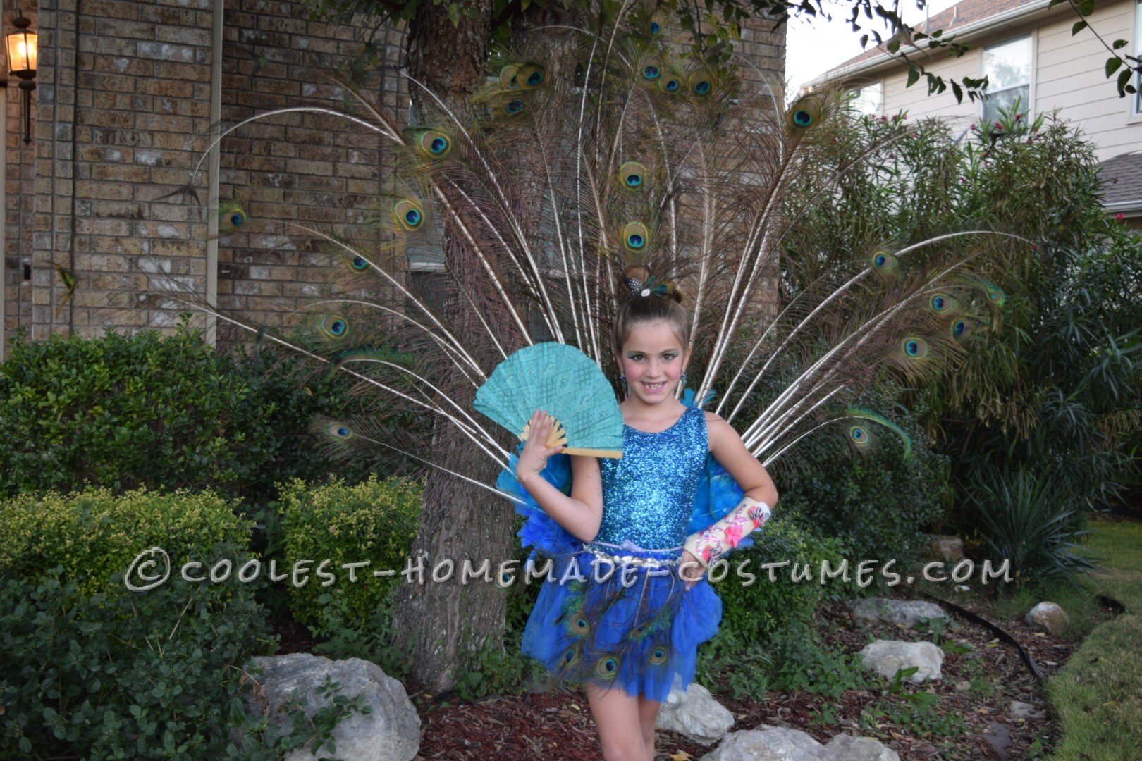 Pretty as a Peacock Child Costume