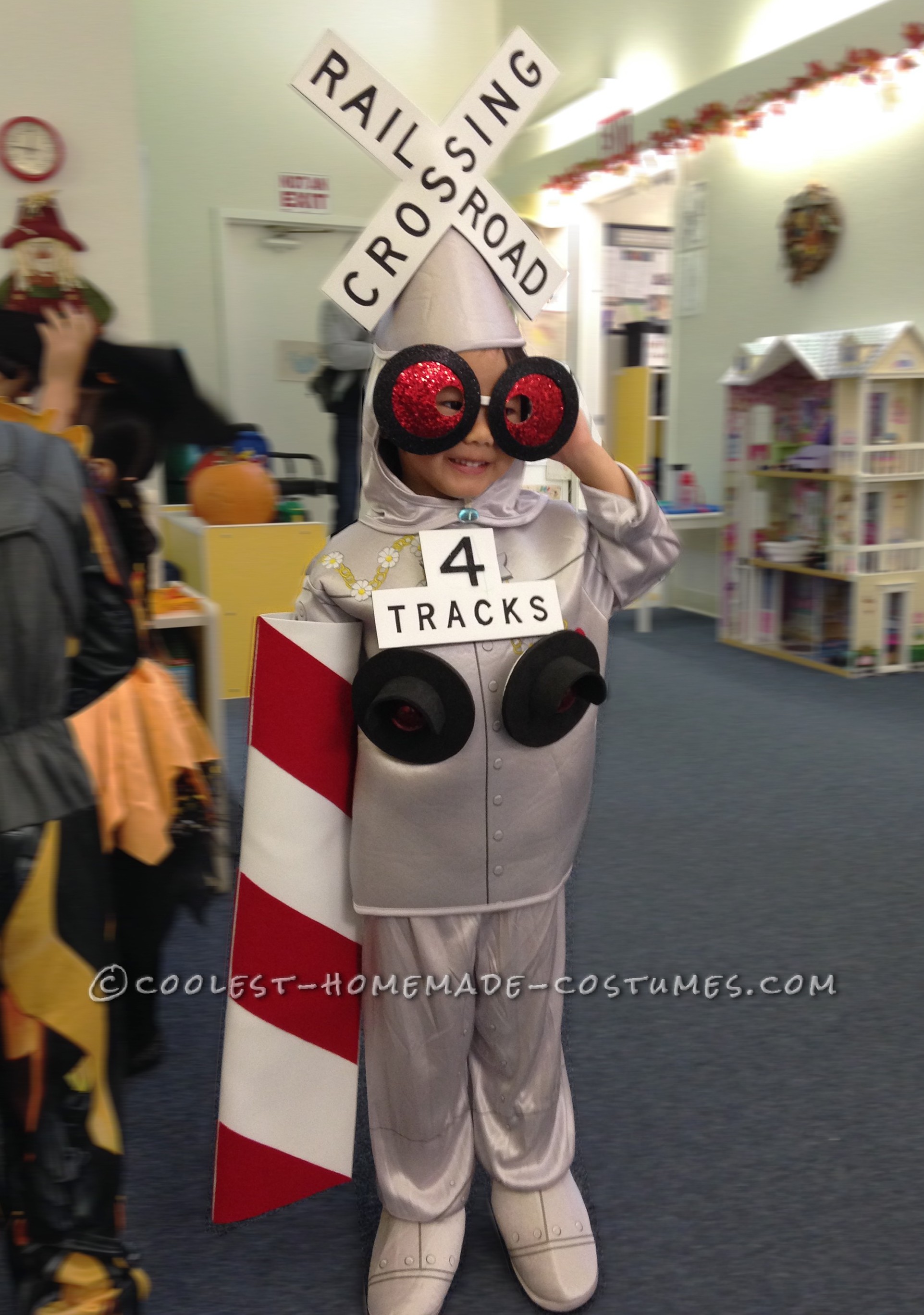 Coolest Railroad Crossing Gate and Railroad Worker Costumes