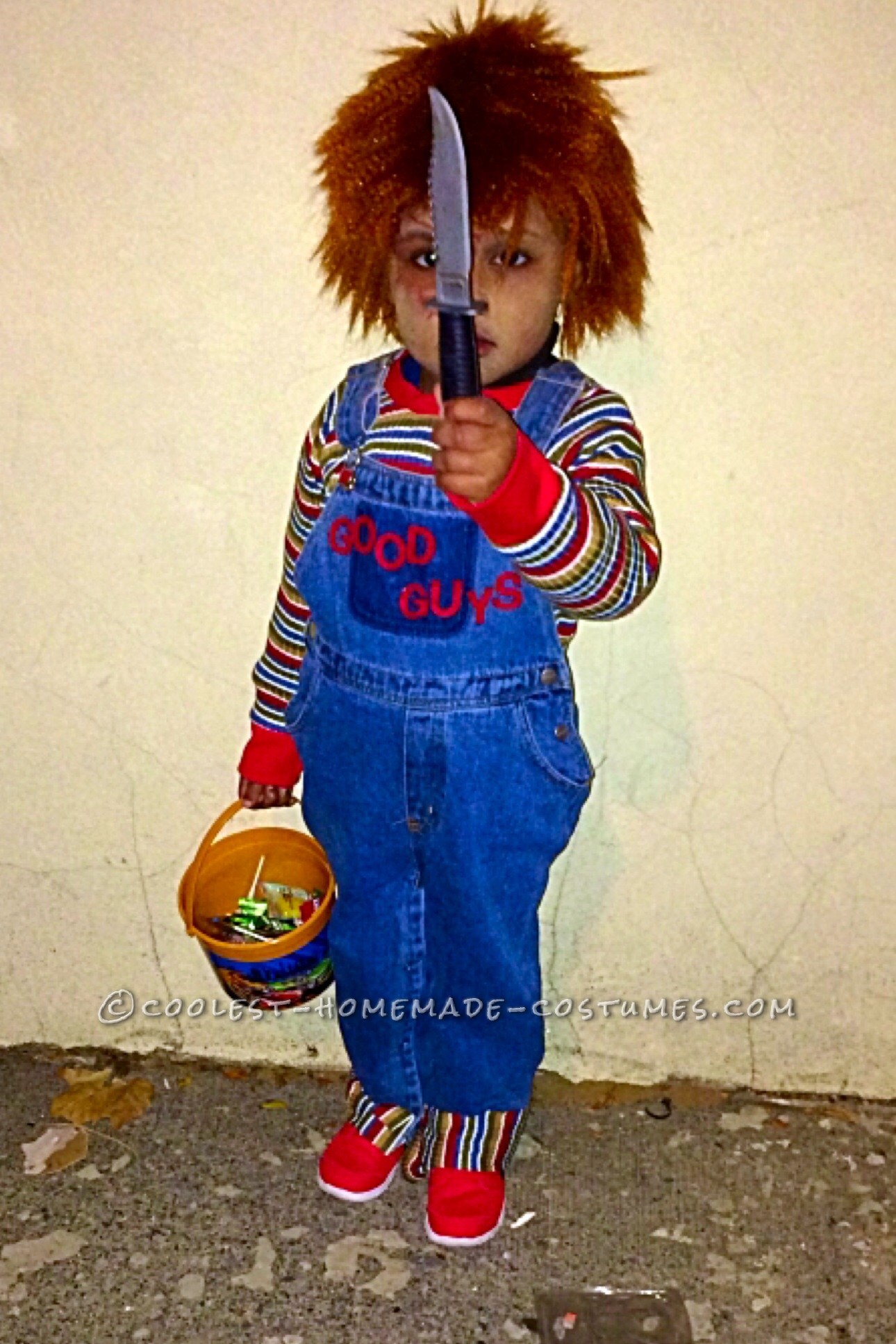 Cool Chucky Homemade Toddler Costume