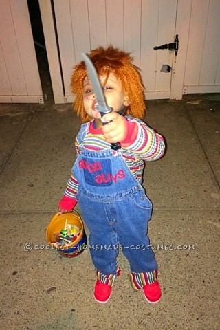 Cool Chucky Homemade Toddler Costume
