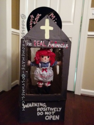 Homemade Creepy Annabelle Costume