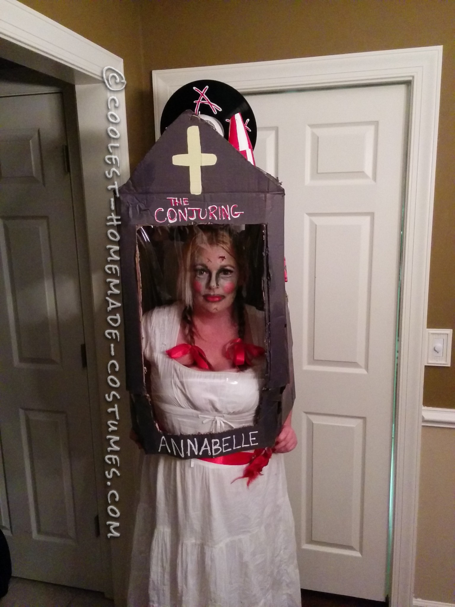 Homemade Creepy Annabelle Costume