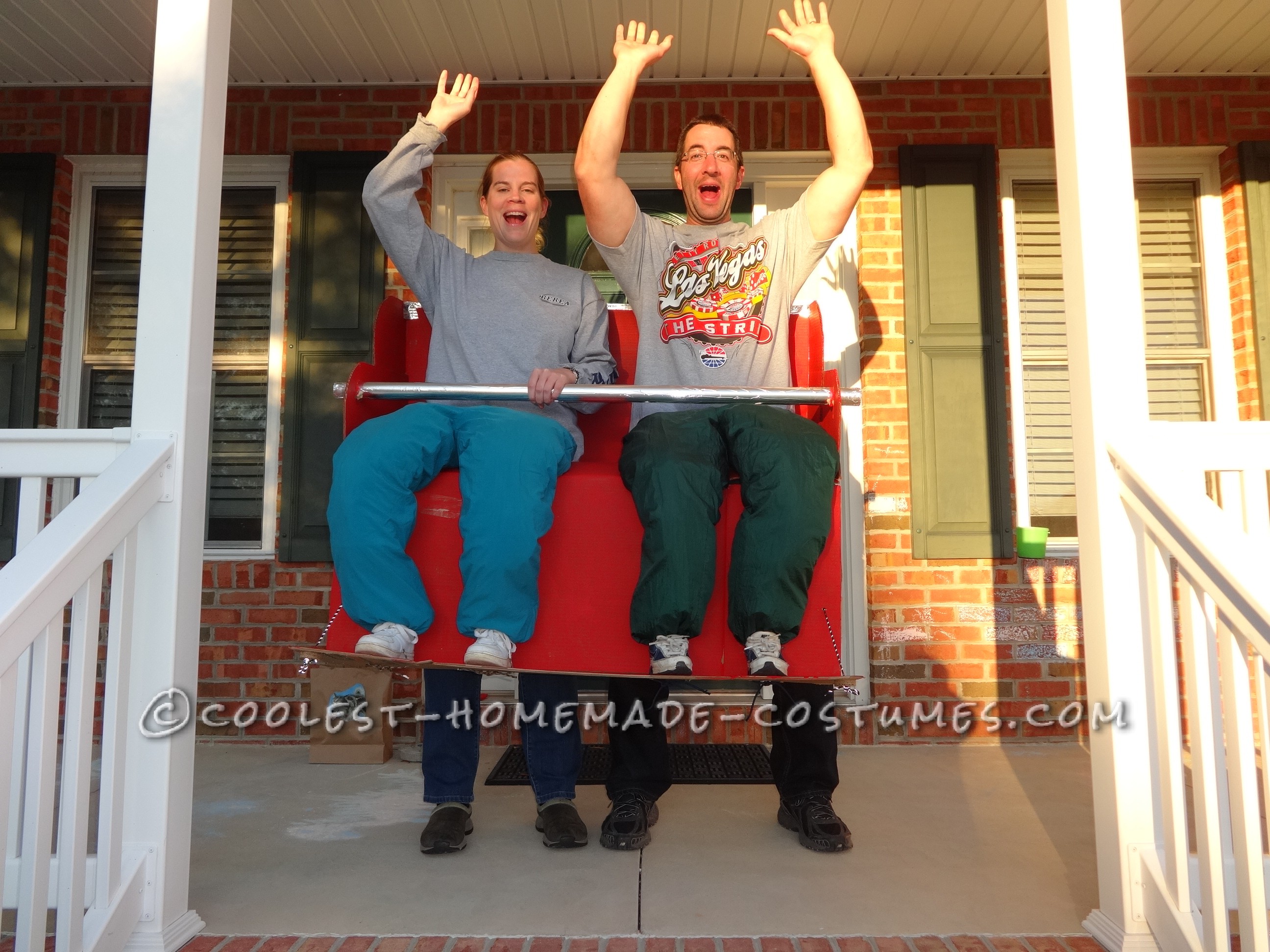 Rebel Yell Roller Coaster Couple Costume