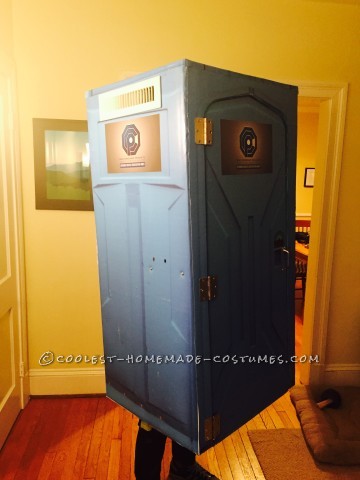 Super Original and Funny RoboCop in a Porta-Potty Costume