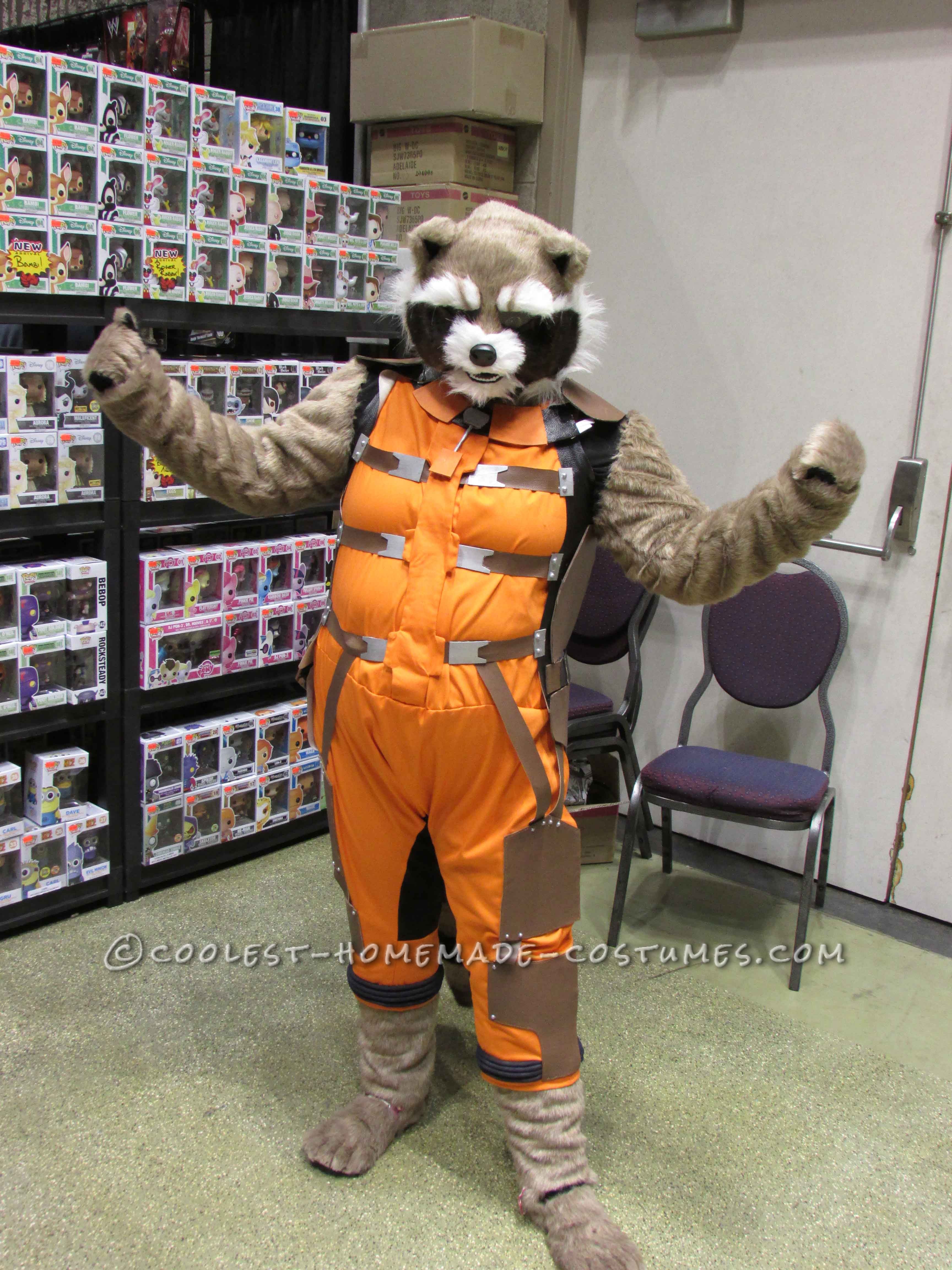 Cool Rocket Raccoon Costume From Gaurdians of the Galaxy