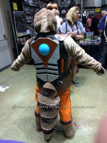 Cool Rocket Raccoon Costume From Gaurdians of the Galaxy