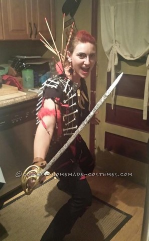 Homemade the Lost Boys Rufio Costume for a Woman
