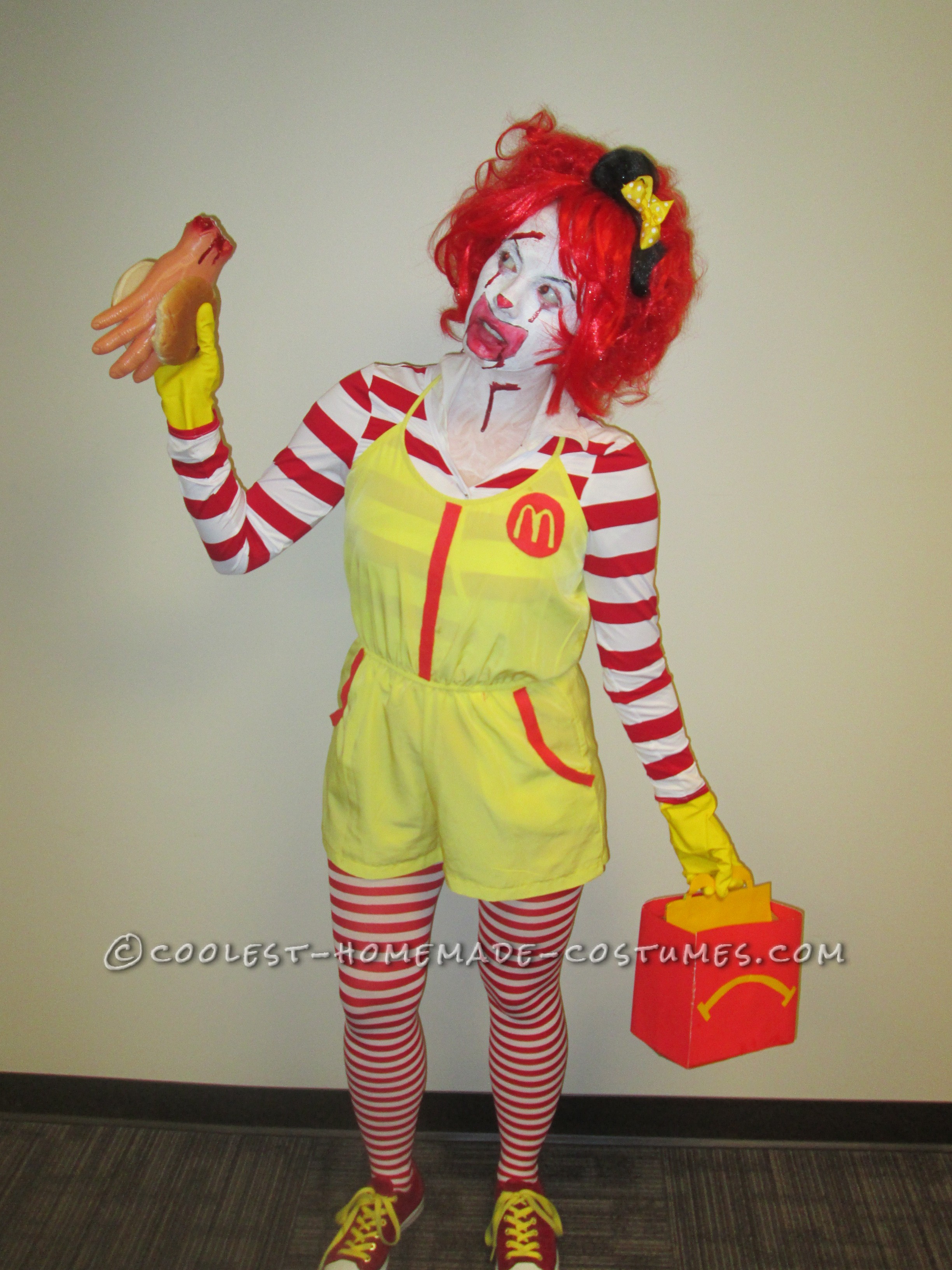 Super Creepy Serial Killer Ronald McDonald Costume