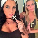 Simple Naughty Nun Couple Costume