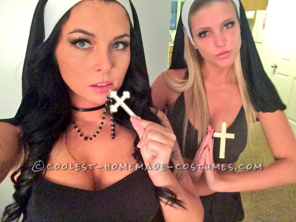 Simple Naughty Nun Couple Costume