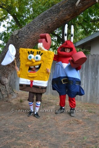 Cool DIY Spongebob Crew Group Costume