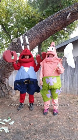 Cool DIY Spongebob Crew Group Costume