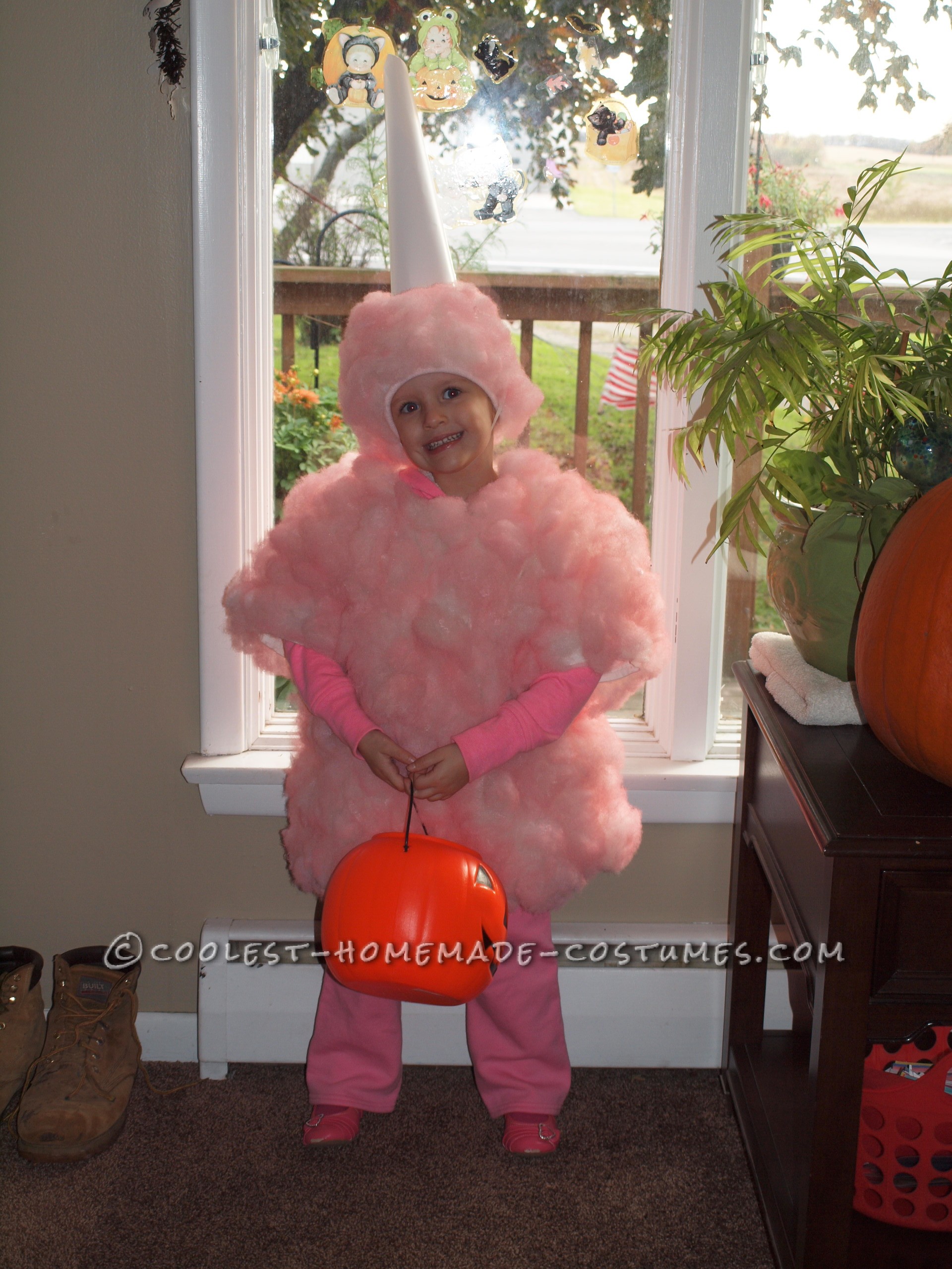 Homemade Easy and Sweet Cotton Candy Costume