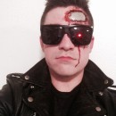 Homemade Terminator T-800 Costume