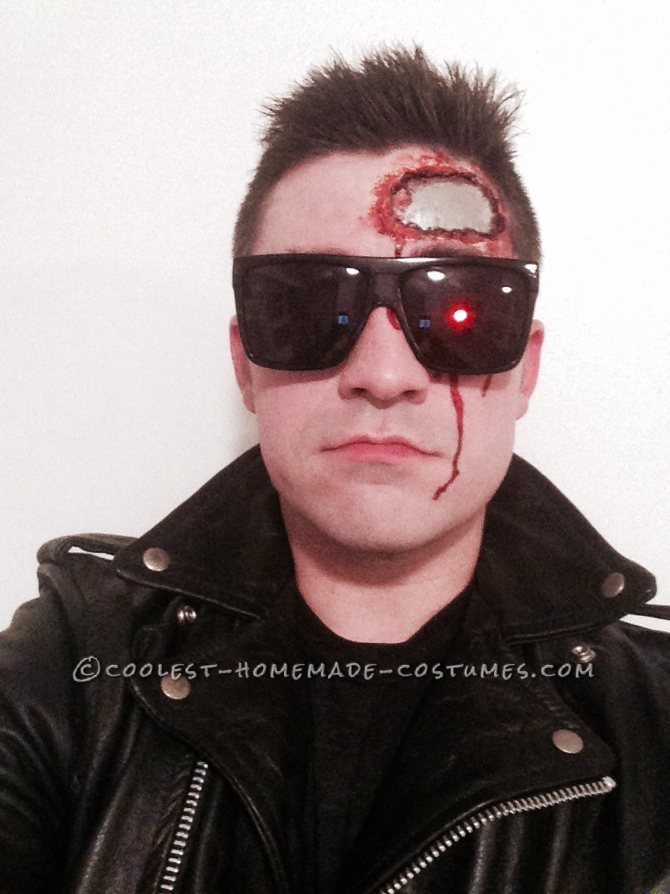 Homemade Terminator T-800 Costume