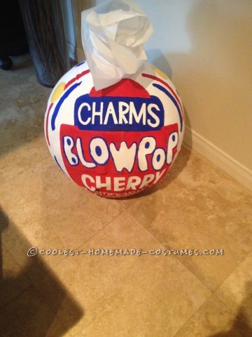 Coolest Homemade Charms Blow Pop Costume