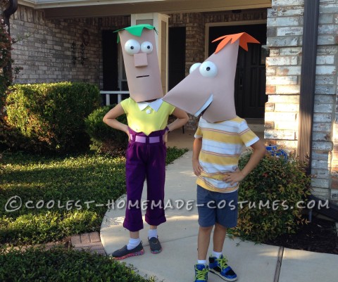 The Cast of Phineas and Ferb Family Costume