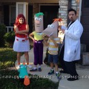 The Cast of Phineas and Ferb Family Costume