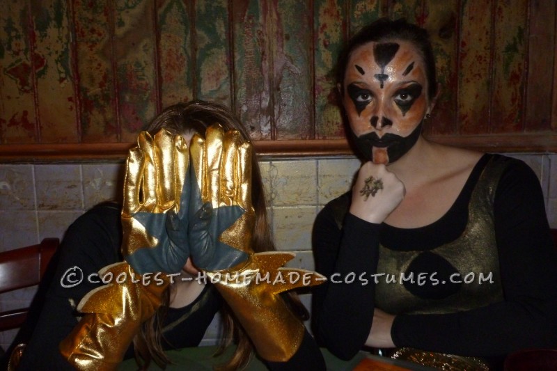 Stardust Gloves with Goldust sitting next to me