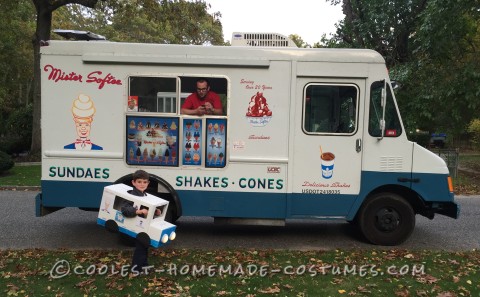 The Creamiest Dreamiest Soft Ice Cream Costume for a Boy