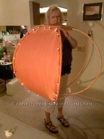 The Gigantic 5-Foot Glitzy Pumpkin Costume