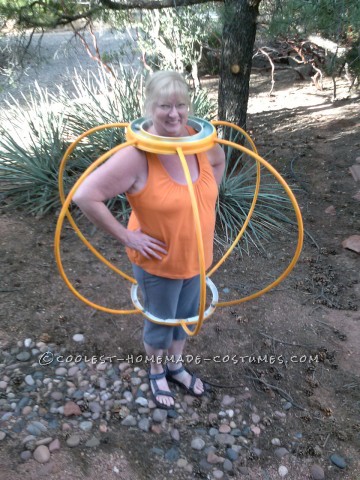 The Gigantic 5-Foot Glitzy Pumpkin Costume