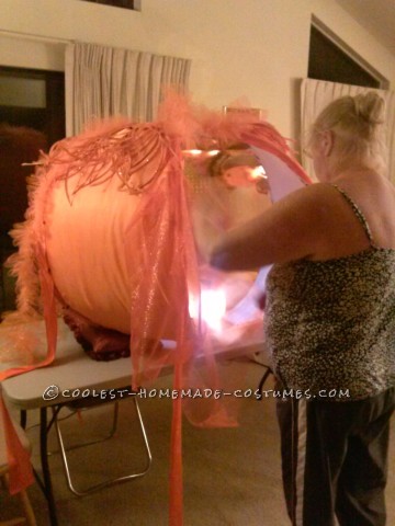 The Gigantic 5-Foot Glitzy Pumpkin Costume