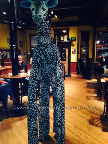 Cool Giraffe Costume on Stilts