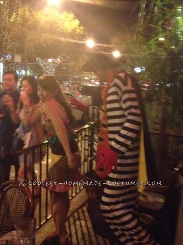 Coolest Homemade Hamburglar and Hamburger Couple Costume
