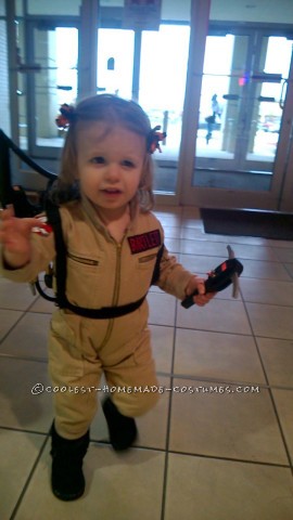 The Littlest Toddler Ghostbuster Costume