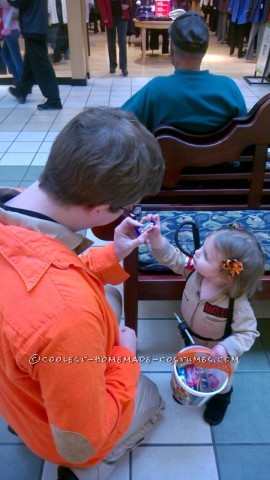 The Littlest Toddler Ghostbuster Costume