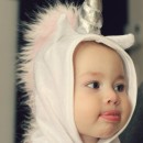 The Smallest Homemade Unicorn Baby Costume