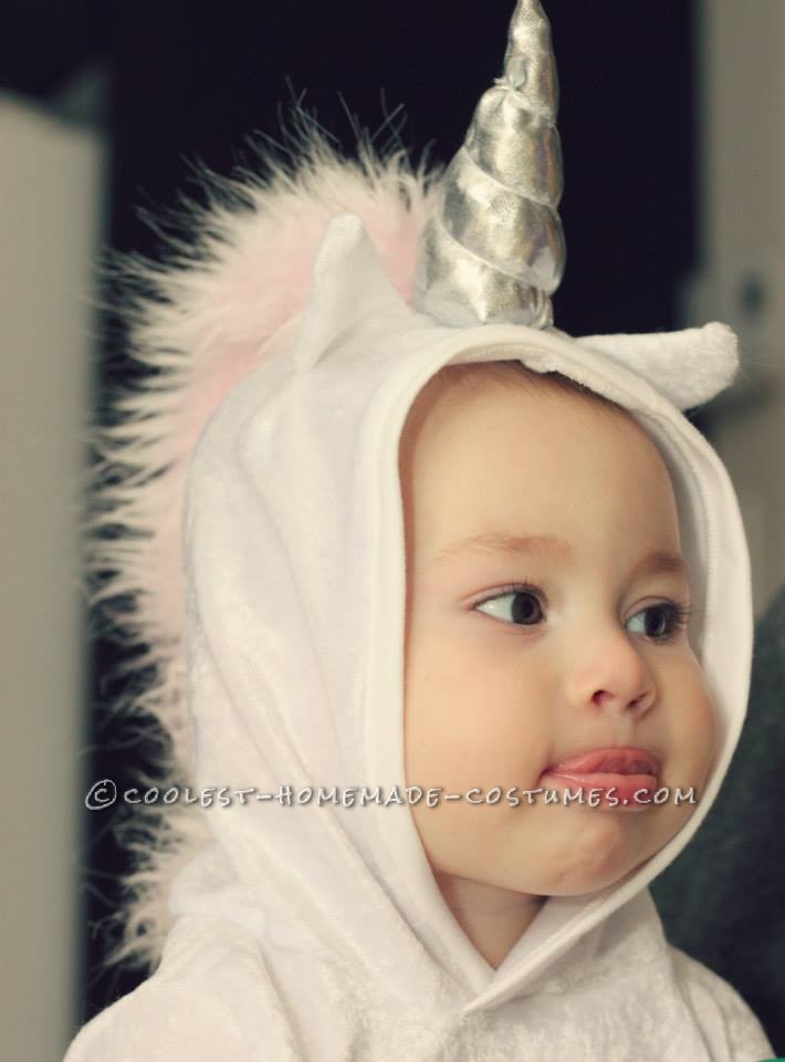The Smallest Homemade Unicorn Baby Costume