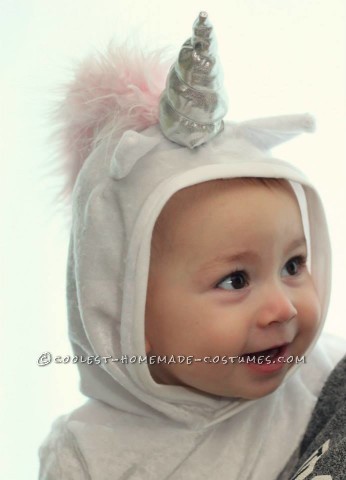 The Smallest Homemade Unicorn Baby Costume