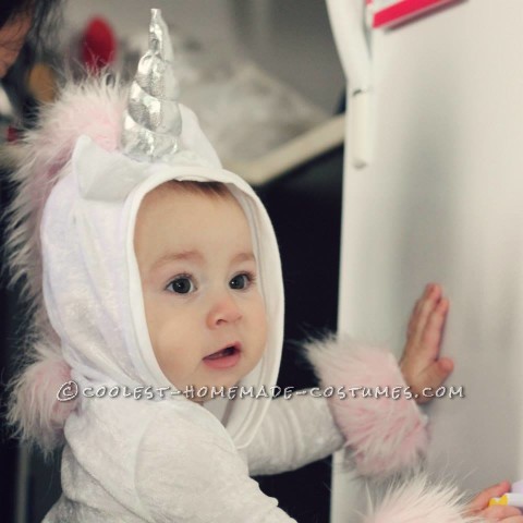 The Smallest Homemade Unicorn Baby Costume