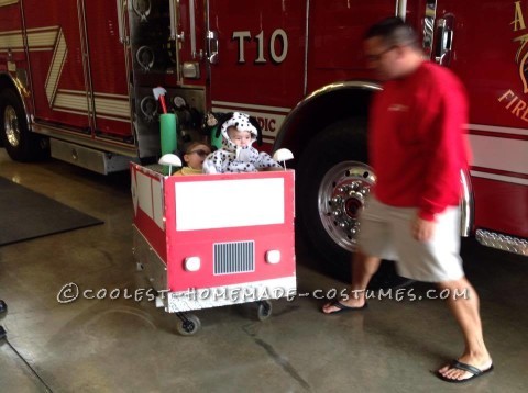 Coolest Firetruck Wheelchair Costume