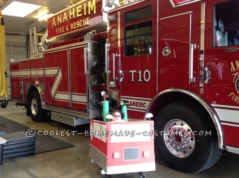 Coolest Firetruck Wheelchair Costume