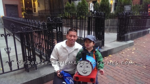 Thomas and Friends Train Child Costume - Using Recycled Household Items