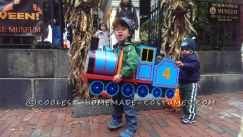 Thomas and Friends Train Child Costume - Using Recycled Household Items