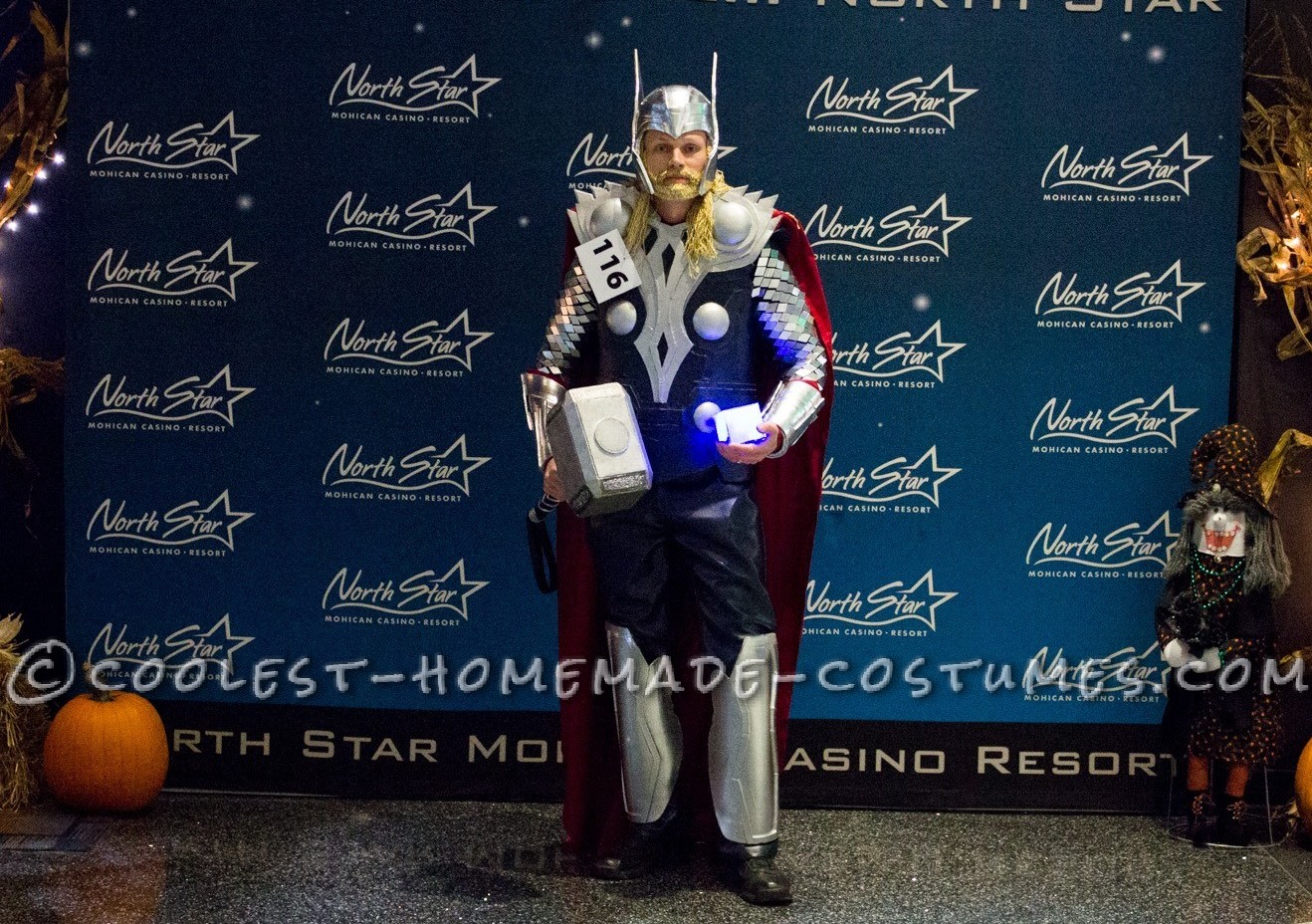 Homemade Thor Costume: He Who Wields This Hammer Commands the Lightning and the Storm