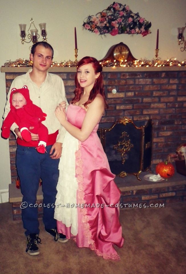 Thrift Store Little Mermaid Family Costume