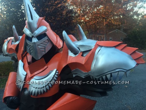 Homemade Dinobot Grimlock Costume - Transformers: Age of Extinction