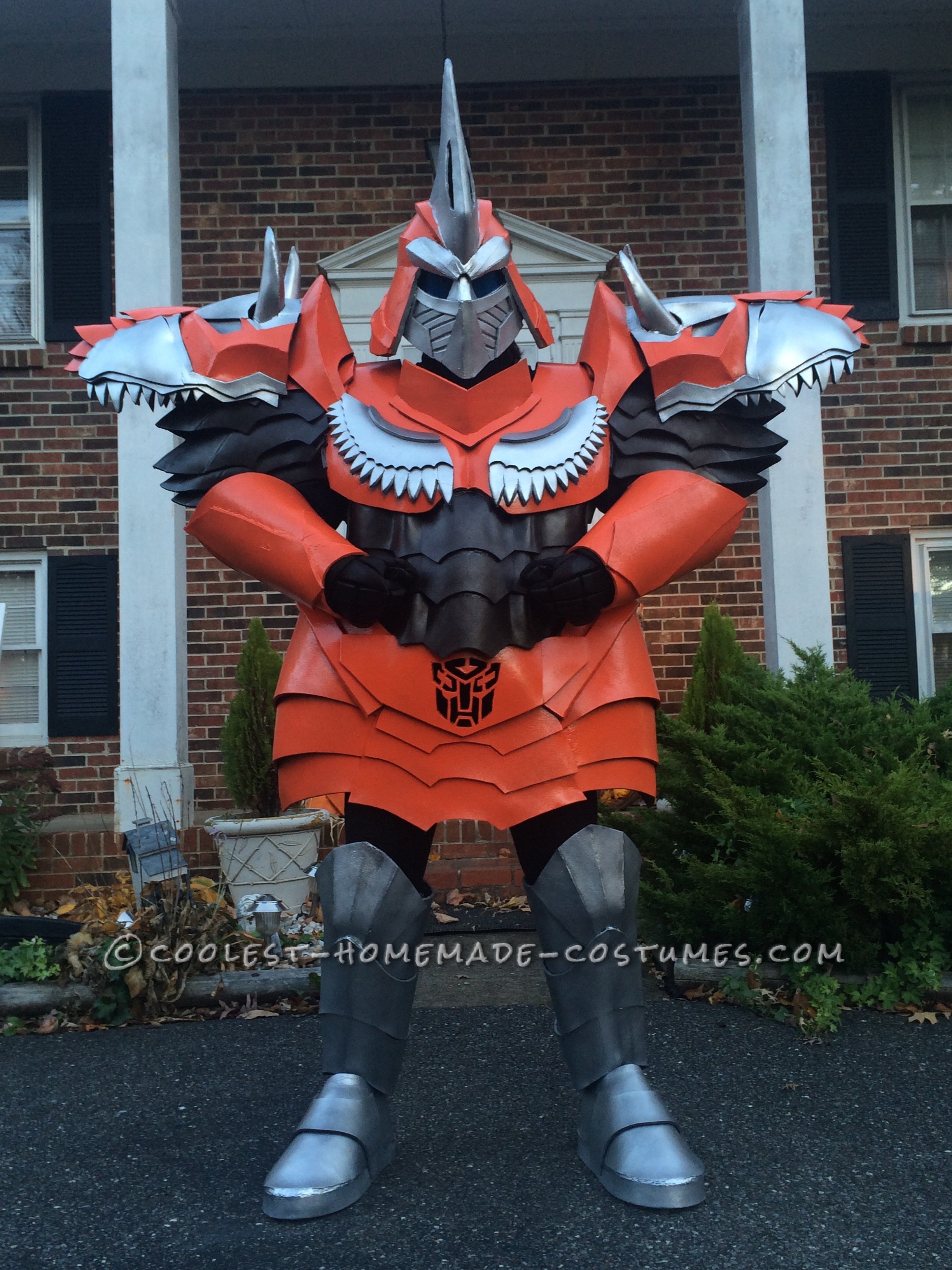 Homemade Dinobot Grimlock Costume - Transformers: Age of Extinction