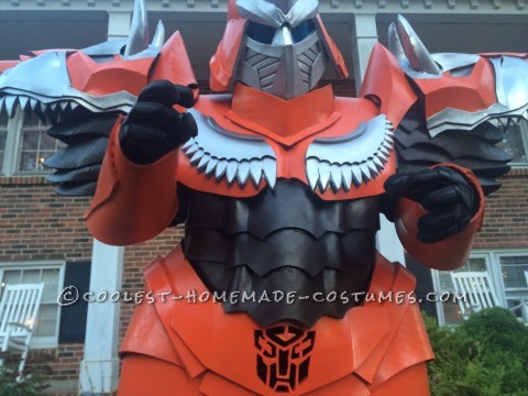 Homemade Dinobot Grimlock Costume - Transformers: Age of Extinction