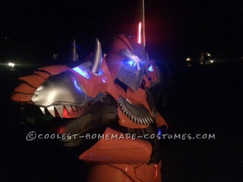 Homemade Dinobot Grimlock Costume - Transformers: Age of Extinction